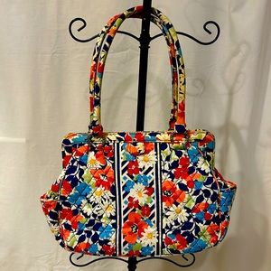 Vera Bradley Summer Cottage Frame Bag 13x10